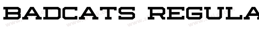 badcats regular字体转换 badcats regular字体转换